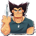 x-men wolverine sticker 16