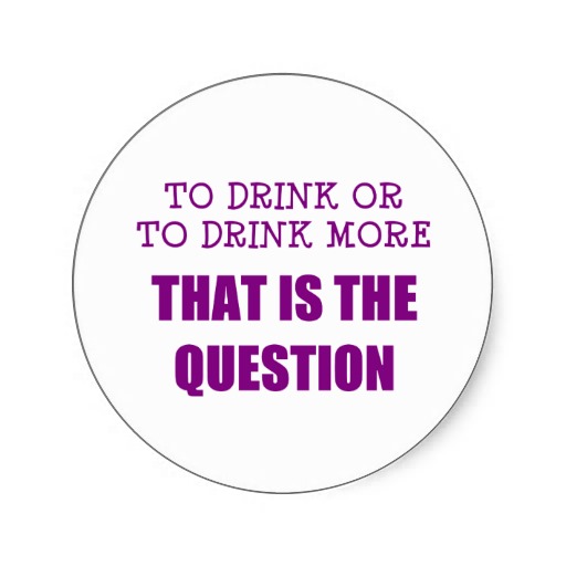 funny drinking sticker question funny sticker