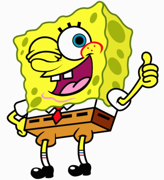 spongebob like it sticker