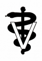 Veterinary Technician caduceus decal