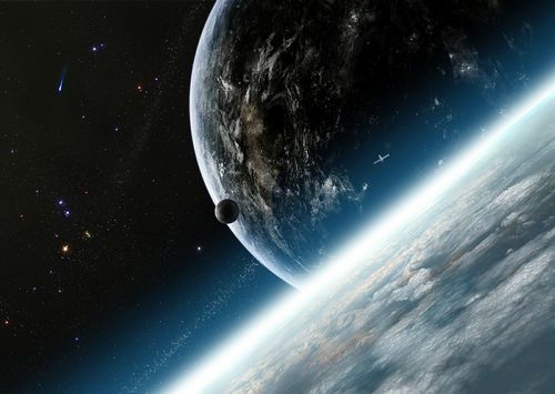 3D Stars and Space Wall Decals 03