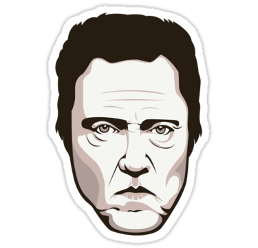 Christopher Walken Sticker