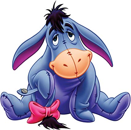 eeyore color sticker 1