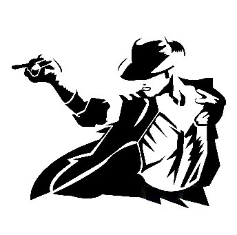 Michael Jackson Decal Sticker 2