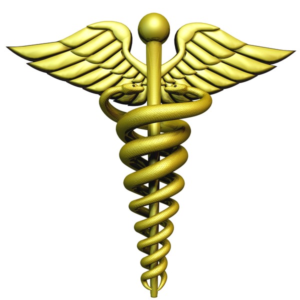 caduceus Medical Color Sticker