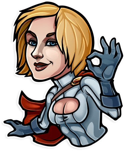 dc comics marvel comics sticker 27