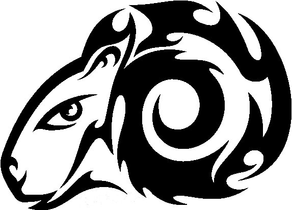 Dodge Ram Tribal Side View Decal