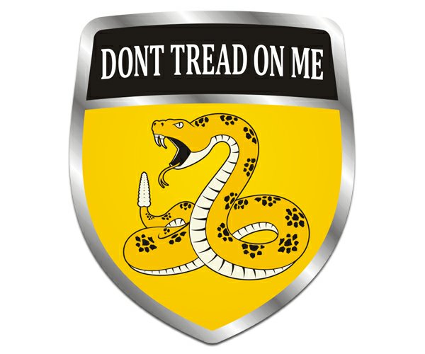Dont tread on me Crest Sticker NEW