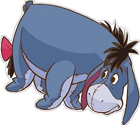 eeyore color sticker 2