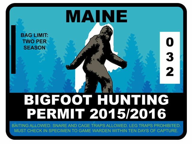 MAINE BIGFOOT
