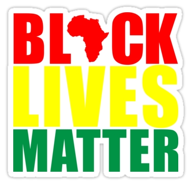 1 BLACK ALL LIVES MATTER RASTA STICKER