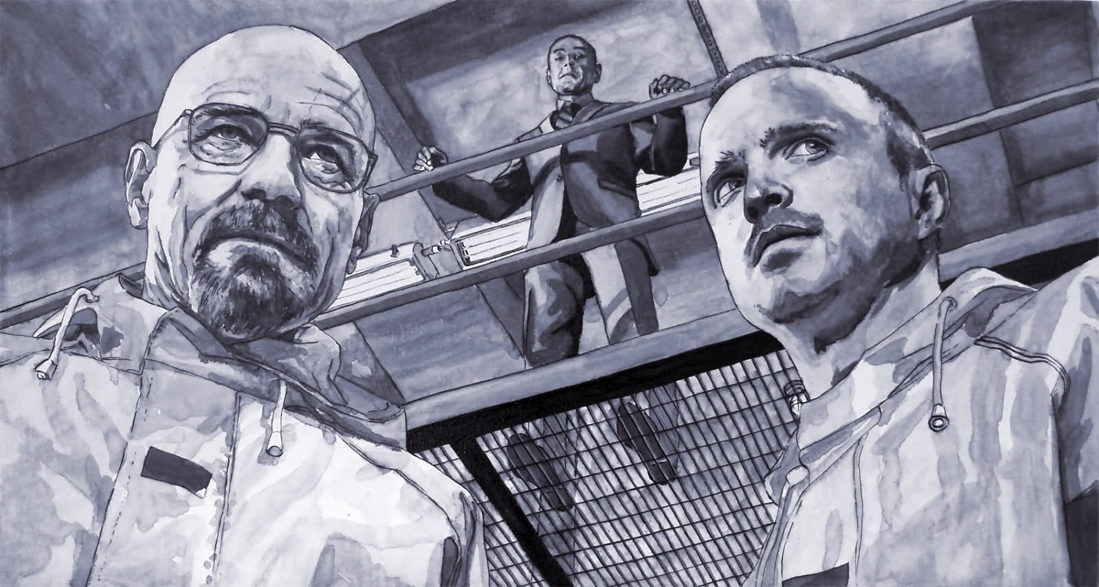 Breaking Bad Drawing Blue Meth Lab