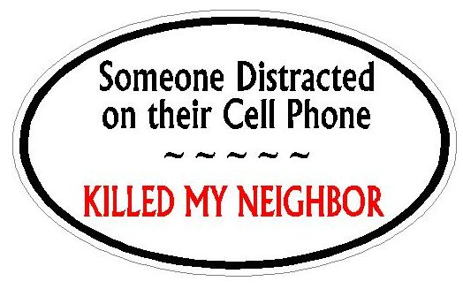 DISTRACTED DRIVER OVAL - Neighbor