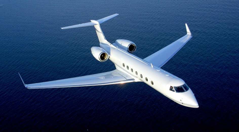 Gulfstream Private Jet Photo Sticker