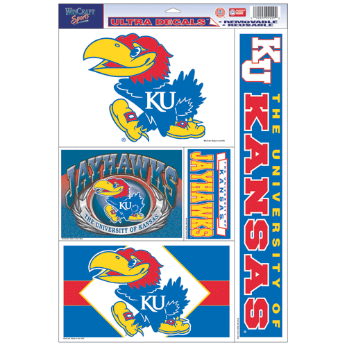 kentucky jayhawks multipack decal pack