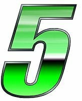 One Digit - HORIZON Race Number Kit