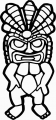 TIKI DESIGN Diecut Vinyl Decal 2