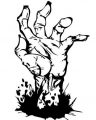 Zombie Hand Die Cut Decal