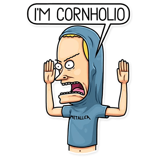 beavis and butthead mtv funny cartoon sticker_12