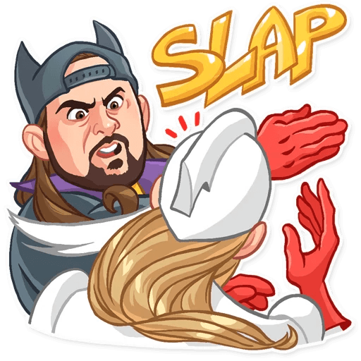 jay and silent bob funny cartoon wall sticker 18