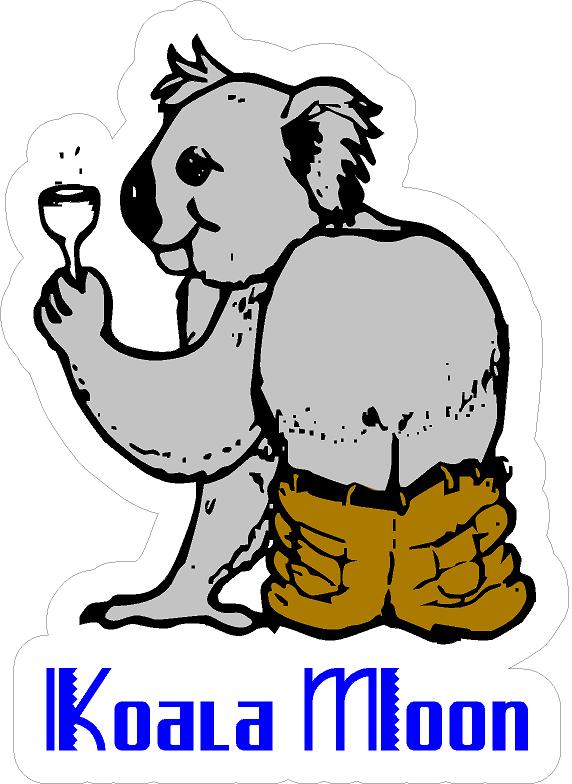 KOALA MOON STICKER