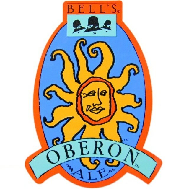 oberon ale sticker