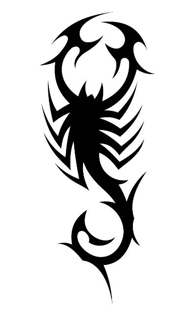 Scorpian Tribal Vinyl Decal