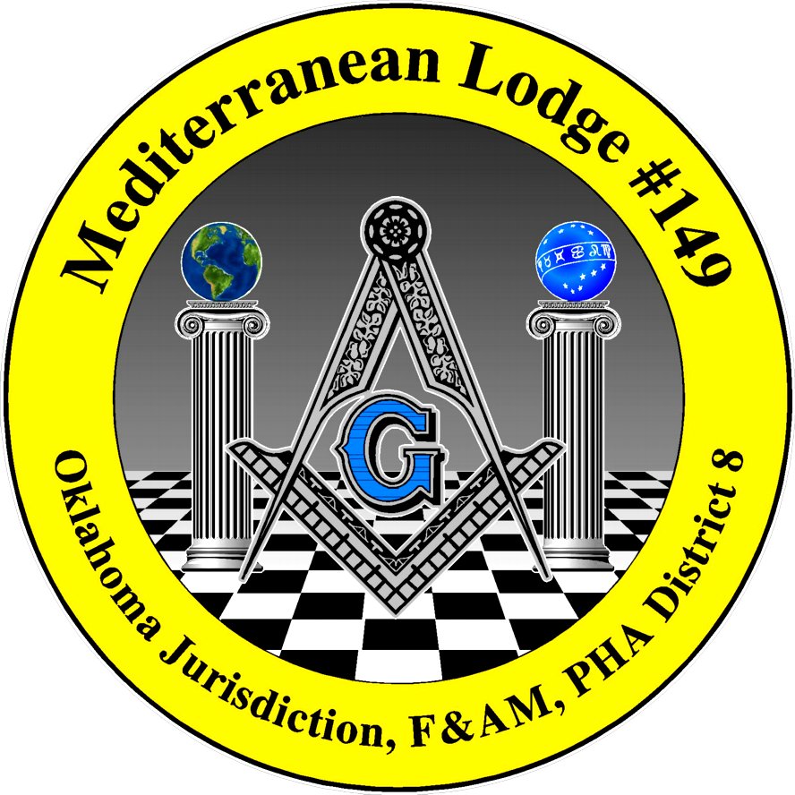 1 MASONIC LODGE CUSTOM ROUND STICKER