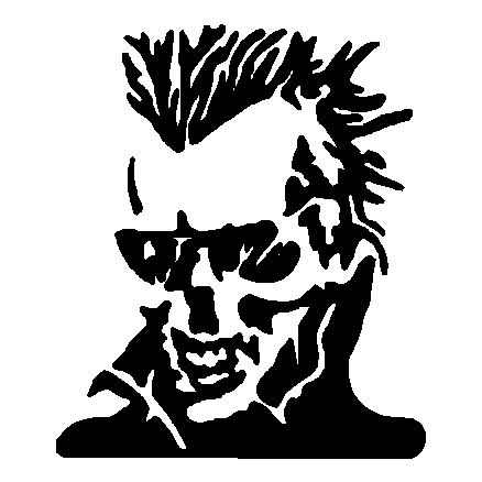 James Dean Skull Decal