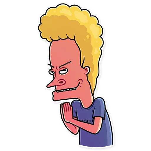 beavis and butthead mtv funny cartoon sticker_15