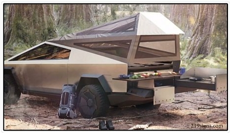 CYBERTRUCK PHOTO STICKER 6