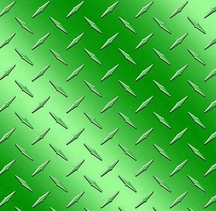 Diamond Plate Green Vinyl Sheet