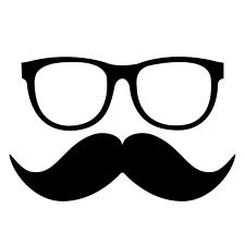 Moustache Face Decal 22