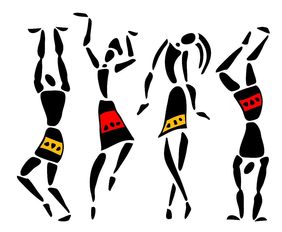 1 African People Wall Sticker 16