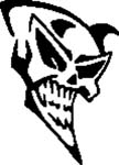 Devil Skull Decal 7