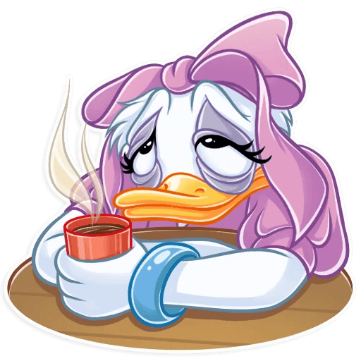 donald duck daisy duck disney cartoon sticker 25