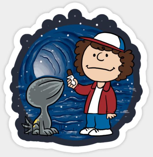 Stranger Things Stranger Pet Sticker