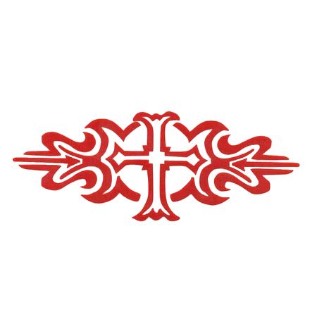 Ornate Cross Decal