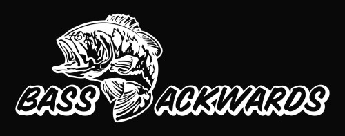 Bass Ackwards Die Cut Vinyl Decal Sticker