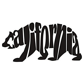 CALIFORNIA BEAR DIE CUT DECAL