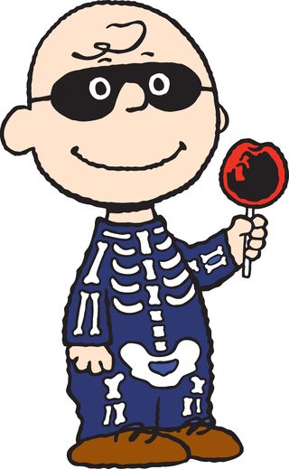 Charlie Brown Peanuts Gang Sticker HALLOWEEN