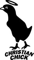 Christian Chick Decal Sticker