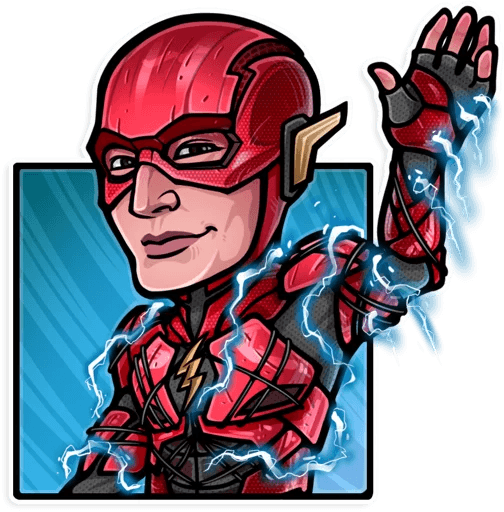 dc comics marvel comics sticker 5