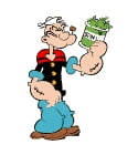 Popeye Sticker Spinach