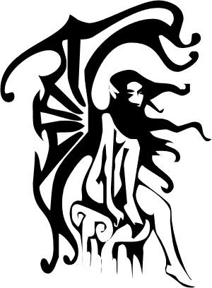 Tribal Fairy Sticker