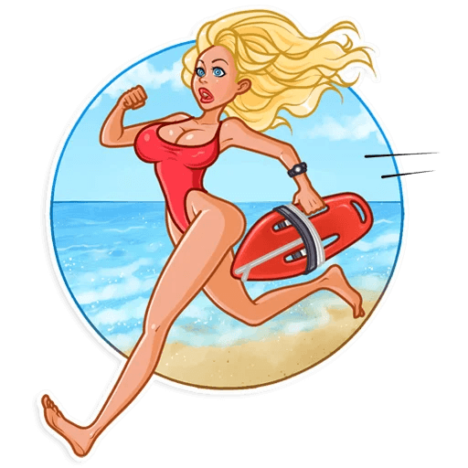 bay watch pam anderson sticker 15