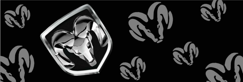 DODGE 3 Rear Window Graphic