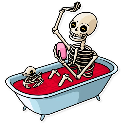 friendly death_grim reaper sticker 15