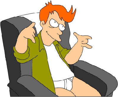 Futurama Fry in Undies