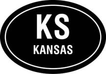 Kansas Oval Decal
